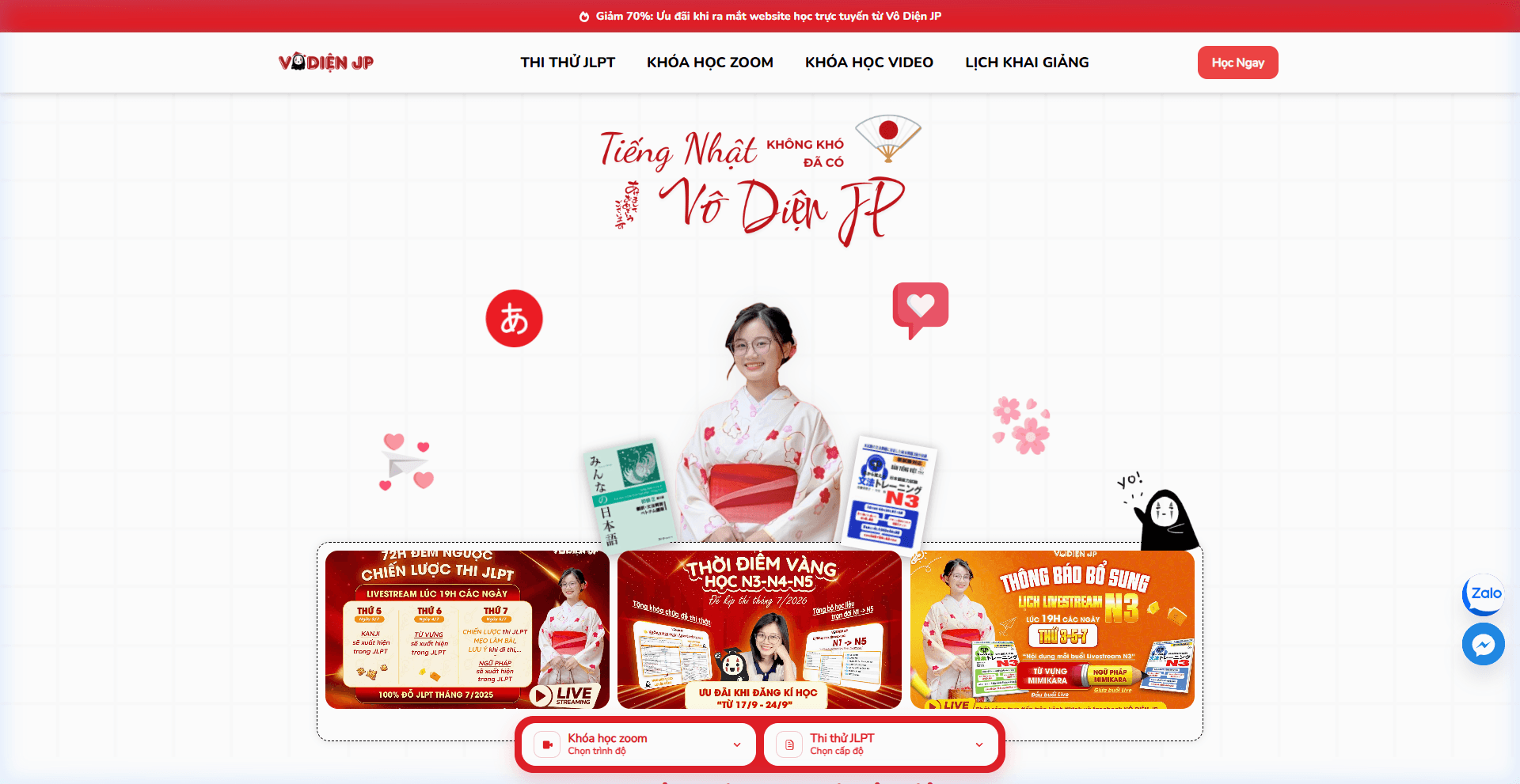 Nền Tảng Học Và Luyện Thi JLPT Trực Tuyến — Vô Diện JP